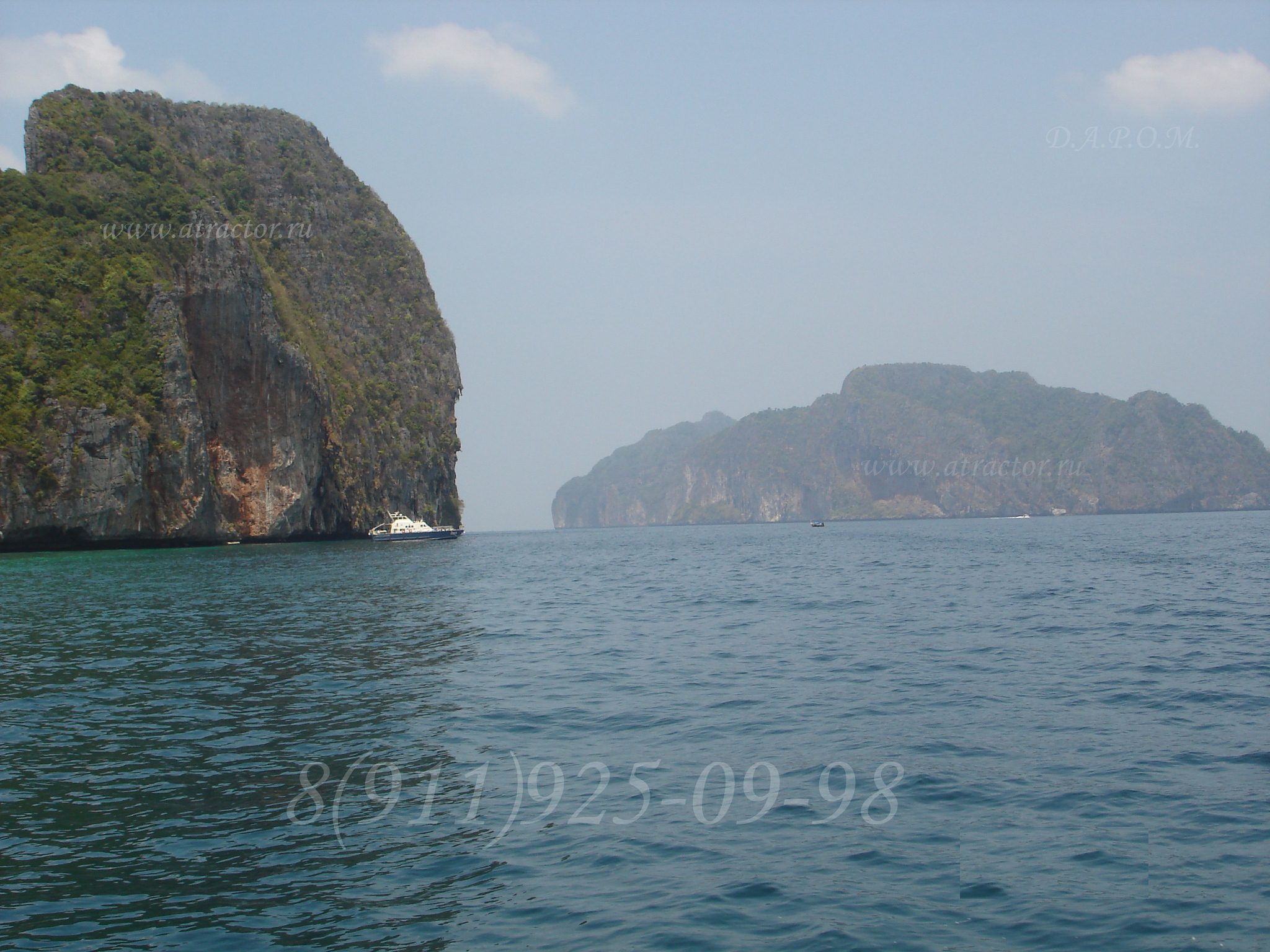 фотообоя солнечное море океан горы пхипхи